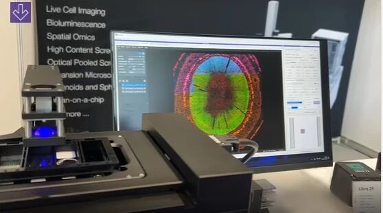 Cephla Squid+ system integrated with a large-format Libra camera, fully compatible with the Libra 16 22 25 series.