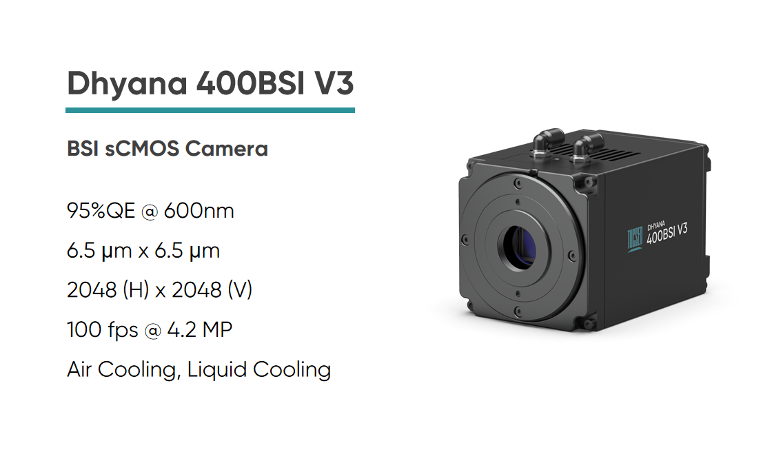 Dhyana 400BSI V3 sCMOS camera