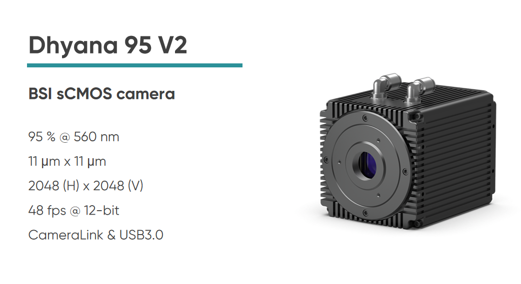 Dhyana 95 V2 sCMOS camera