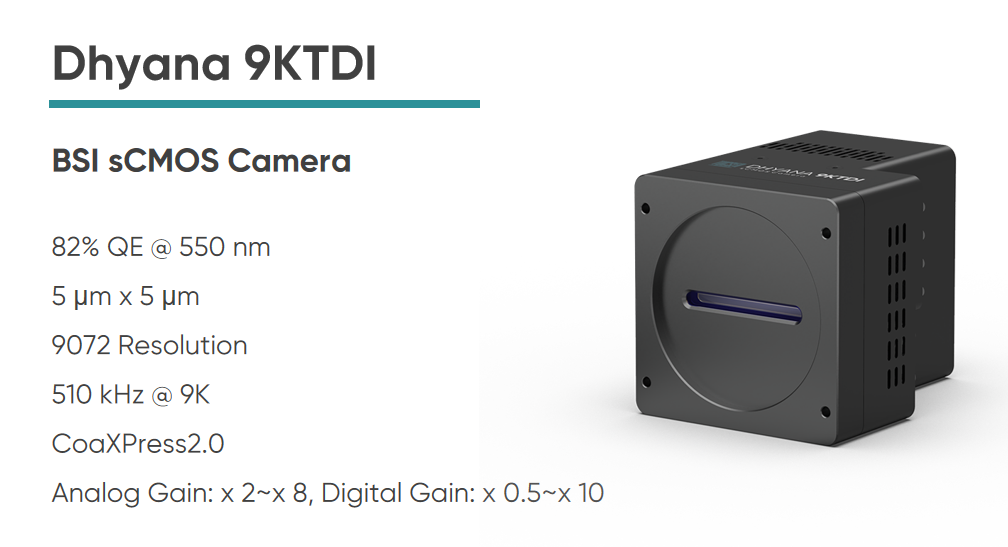 Dhyana 9KTDI sCMOS camera