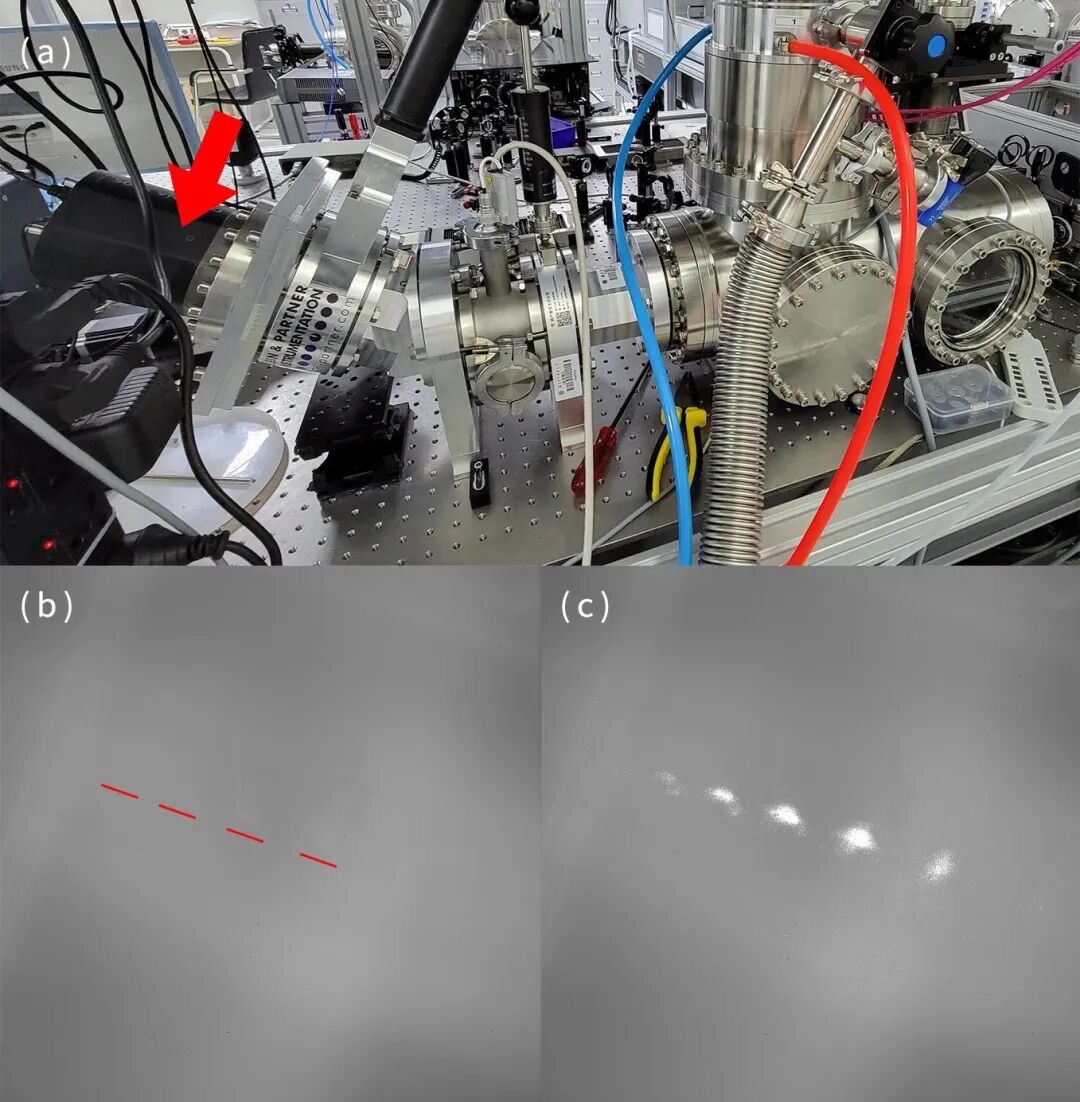 igure 12- Example — gas high-harmonic detection before and after Mosaic real-time background subtraction