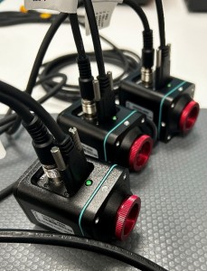 multiple cameras using a shared timing reference,